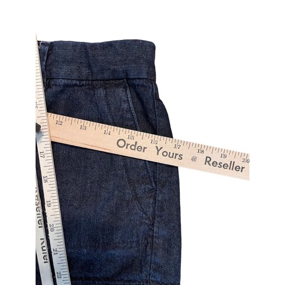 Loft Women’s Dark Denim Shorts Hemmed Size 0 /25 - Picture 6 of 7
